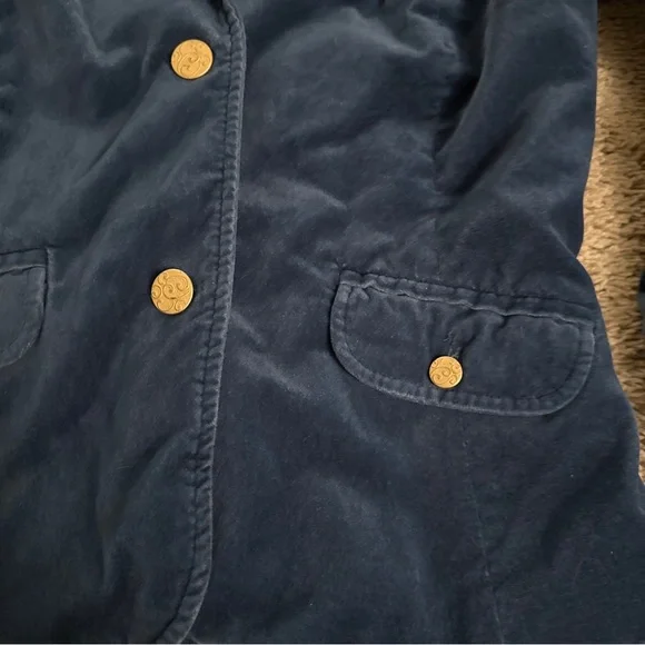 Vintage Old Nazy Womens Navy Blue Button up Blazer. Medium - Picture 5 of 6